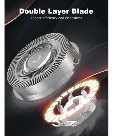 Replacement Shaver Head Compatible with Pitbull Skull Mellbree 4 Pack Replacement Head Compatible with Pitbull Gold Pro Pitbull Platinum Pro - Buy Online on GoSupps.com