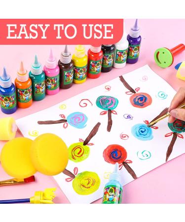 Laniakea 50 Pack 2.9 Inch Synthetic Paint Sponges - Watercolor Round Yellow Sponges for Art Crafts and Pottery - Buy Online on GoSupps.com