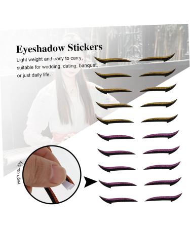  minkissy minkissy 60 Pairs Double-Sided Eyeshadow Stickers Eyeshadow Makeup Stickers Tattoo Stickers Double Eyeliner Eyeliner Line Glue - Buy Online on GoSupps.com