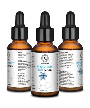 Hyaluronic Acid Skin Serum 1.0 oz - Anti-Aging Face & Skin Care - All Skin Types - Moisturizing Glass Bottle - Buy Online on GoSupps.com