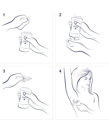 Dove Maximum Protection Original Clean Anti-Perspirant Cream Stick - 3 Pack (3x45ml) - Buy Online on GoSupps.com