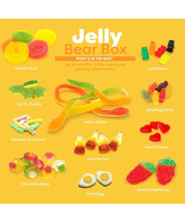 800g Pick and Mix Sweets Gift Box - Chewy Jelly Mix for Fathers Day and Birthday - Heavenly Sweets - Buy Online on GoSupps.com