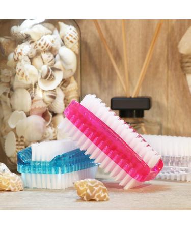 com-four Hand Washing Brush Set - 4-Piece Nail & Cleaning Brush for Hands & Fingernails - Optimal Hygiene Solution - Buy Online on GoSupps.com