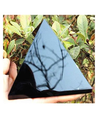 Natural Obsidian Quartz Crystal Pyramid Stone Crystal Reiki