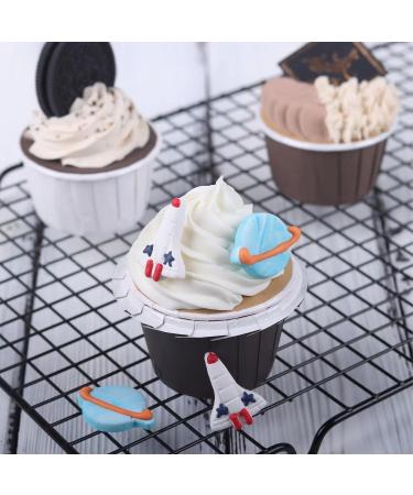 Edible Space Theme Sugar Sprinkles - Large Planet & Rocket Galaxy Toppers for Cakes Cupcakes & Ice Cream | International Shipping - Buy Online on GoSupps.com