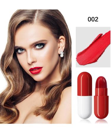  PUCHEN Lip Capsules Pills | Matte Lipstick for Women - Lipstick Lip Pencil Lip Stain Waterproof Matte 24 Hour Stay On - Buy Online on GoSupps.com