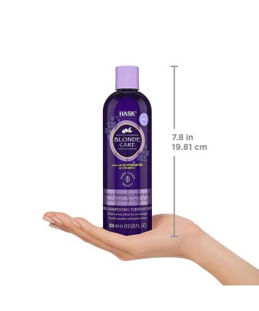 HASK Blonde Care Shampoo + Conditioner Set - Vegan, Color Safe, Gluten-Free, Sulfate-Free, Paraben-Free, Cruelty-Free - Buy Online on GoSupps.com