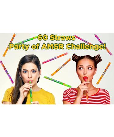 Fusion Select Jelly Straw Noodles - 60 Pcs Assorted Flavors for TikTok ASMR Challenge - Buy Online on GoSupps.com