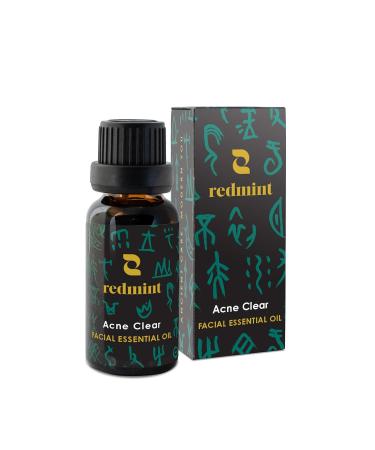 Redmint Acne Clear Facial Essential Oils | Made with 100% Organic TCM Herbal Ingredients Skincare |Natural Tried &True Acne Face Oil | Anti Acne Serum for Face to Skin Radiance| 20ml - Buy Online on GoSupps.com