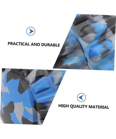 2PCs Fitness Roller & Lacrosse Ball - Plantar Fascia Massage Tool & Ceramic Toothbrush Holder - Foot Massager for Roller & Arch Relief - Camouflage Design - Buy Online on GoSupps.com