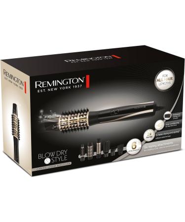 Remington Blow and Dry Caring Air Styler - 1200 Watts Hair Dryer & Hot Brush with 6 Attachments - Buy Online on GoSupps.com