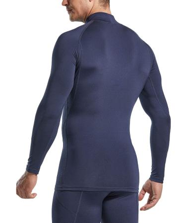 ATHLIO 3-Pack Men's Thermal Compression Shirts - Long Sleeve Winter Base Layer, Large - Black/Charcoal/White - Buy Online on GoSupps.com