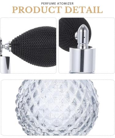 DOITOOL Air Bag Spray Bottle - 3.4 oz Crystal Glass Makeup Storage - Grey | International Shipping Available - Buy Online on GoSupps.com