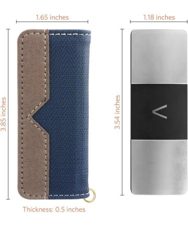 AliveCor KardiaMobile 6L Travel Case - Dark Blue | Magnetic Closure, Pocket-Sized for EKG Monitor On-The-Go - Buy Online on GoSupps.com