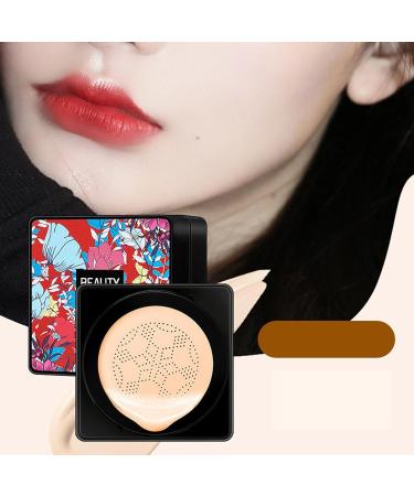 Mushroom Head Air Cushion CC Cream Beauty Cream Exo Too Mushroom Air Cushion CC Cream Foundation Cover Concealer Makeup Moisturising Brightening Pigment Liquid Foundation Women (Natural color 114g) 113.98 g (Pack of 1) Natural color - Buy Online on GoSupps.com