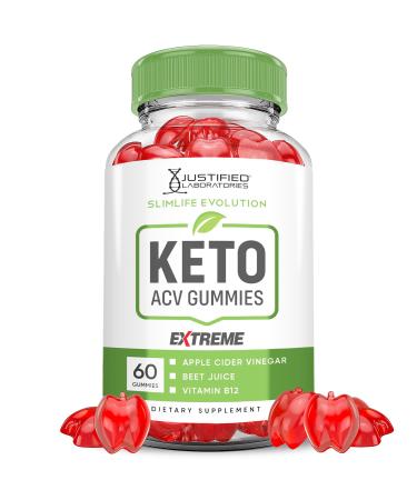 Slimlife Evolution Keto ACV Gummies Extreme 2000MG Slim Life Evolution Keto Gummies Slimlife Keto Gummy Apple Cider Vinegar Formulated with Pomegranate Beet Juice Powder B12 60 Gummies 60 Count (Pack of 1)