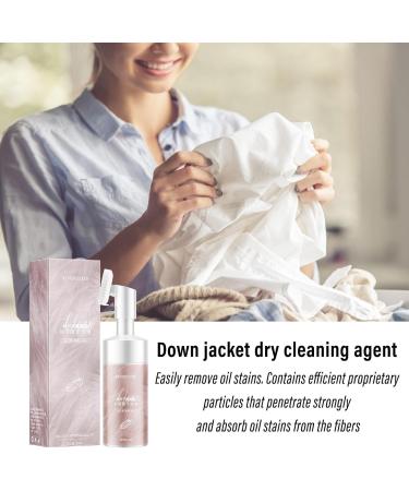 Down Jacket Cleaner | 100ml Down Jacket Laundry Detergent with Brush Head | Quick Cleaning Wash Downwear Detergent Stain Rescue Stain Remover Dry Cleaner for Fabric Cloth Down Jacket - Buy Online on GoSupps.com