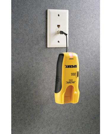 Sperry Instruments ET64220 Wire Tracker: Audio/Video Installers Must-Have for Coax, CAT 5, Speaker & Phone | RJ-45, RJ-11, Coax & More | Yellow - Buy Online on GoSupps.com