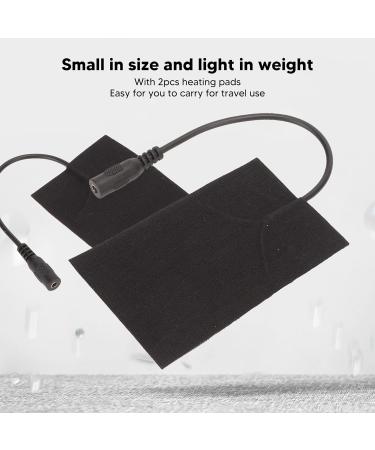 2X USB Heating Pad | Carbon Fiber Electric Heating Pad for Clothes Seats & Pet Beds | Foldable & Portable | Keep Warm 5V - Buy Online on GoSupps.com