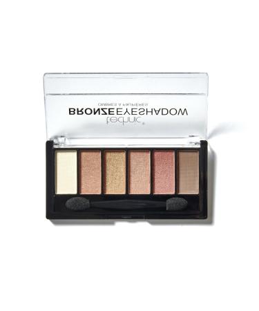 Technic Bronze Eyeshadow Palette - 6 Pigmented Professional Long Lasting & Blendable Shimmer Shades For a Natural or Glam Make-up Look. Bronze Shades That Are Easy To Use With Long Lasting Coverage. 7.2g Bronze 7.2 g (Pack of 1)