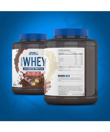 Applied Nutrition Critical Whey Protein Powder 2kg - High Protein Milkshake Supplement with BCAAs & Glutamine for Muscle Building - Chocolate Bueno Flavor - 67 Servings - Buy Online on GoSupps.com