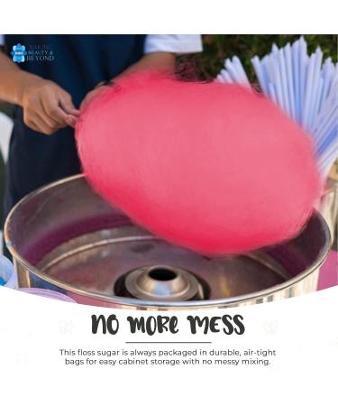 Baking Beauty & Beyond Premium Floss Sugar for Cotton Candy - Cotton Candy Flossing Sugar with Natural Ingredients Perfect for Every Occasion Bulk Floss Sugar 100g - Original Pink Flavour - Buy Online on GoSupps.com