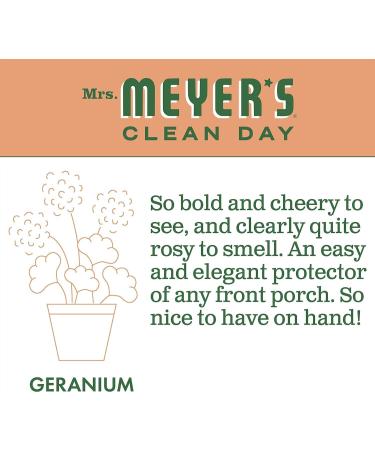 MRS. MEYER'S CLEAN DAY Hand Soap, Geranium, Made with Essential Oils, 12.5 oz- Pack of 2 - Buy Online on GoSupps.com