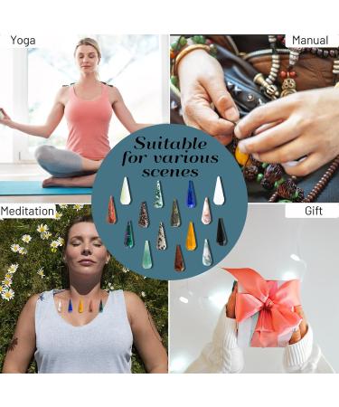 Buy Aitsite Natural Bowling Crystal Healing Stones Set - 15 Gemstone Chakra Stones for Meditation & Decor | International Shipping Available - Buy Online on GoSupps.com