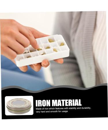 Alipis 3pcs Tin Box Metal Container with Lid Saffrons Cans Wrapping Boxes Seal Travel Metal Can - Buy Online on GoSupps.com