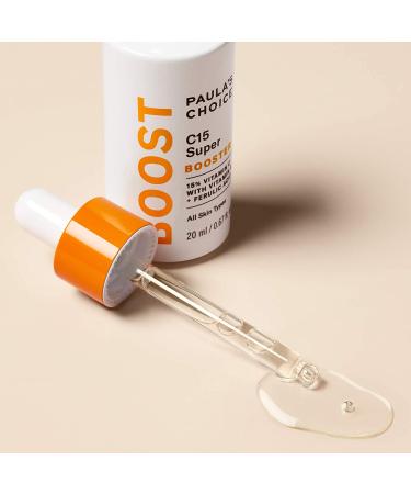 Paula's Choice BOOST C15 Super Booster - 15% Vitamin C Serum with Vitamin E & Ferulic Acid - Skin Brightening Formula 0.67oz - Buy Online on GoSupps.com
