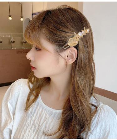 Shell Pearl Starfish Hair Clip Set - 6 Pcs Princess Hair Accessories for Women and Girls - Buy Online on GoSupps.com