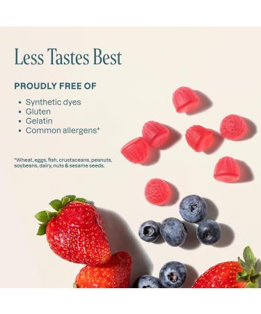 Cliganic Probiotics Gummies for Women & Men Promotes Digestive Gut Health (5 Billion CFU 60-Day Supply) - Gluten-Free Kosher Vegan Non-GMO Microbiome Balance Berry Flavor 60 Count (Pack of 1) - Buy Online on GoSupps.com