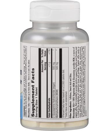 KAL 100% Vegetarian MSM and Glucosamine Tablet 500mg (60 Count) - Joint Support Supplement - Buy Online on GoSupps.com