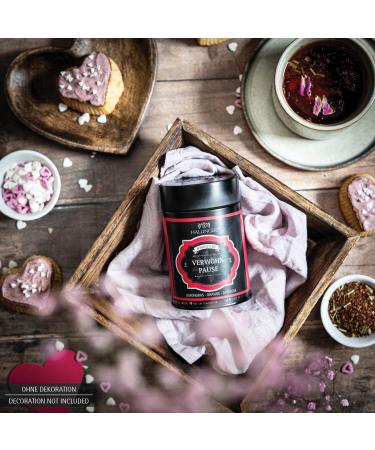 Hallinger's Rooibos Tea with Lemongrass Orange & Apricot - Perfect Mother's Day & Father's Day Gift | 250 ml Can - Celebrate New Year s Eve - Buy Online on GoSupps.com