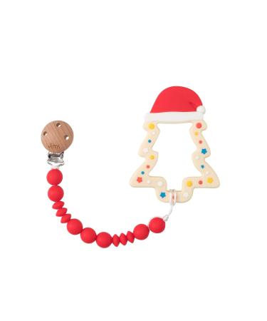 Jimibaby Silicone Christmas Teether - Ideal Teething Toy for Baby Boys and Girls | Christmas Stocking Stuffer in Gift Package - Buy Online on GoSupps.com