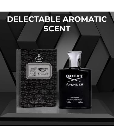 NovoGlow Great Avenues for Men - 100ml Eau De Parfum Spray for Men - Long Lasting Woody Fruity & Smoky Fragrance Smell Fresh All Day Long (B) - Buy Online on GoSupps.com