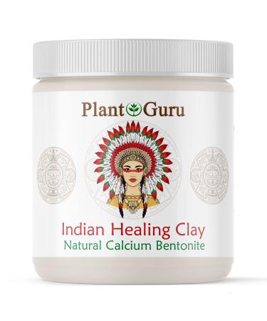 Plant Guru Indian Healing Clay 1 lb. - 100% Natural Calcium Bentonite Clay Powder - Deep Pore Cleansing Facial And Body Mask - Detox Clay for Face  Hair  Acne  and Bath. - Buy Online on GoSupps.com
