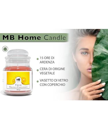 Shop MB Home Basic Candles - 100GSM Fresh Orange Explosion | International Shipping Available - Buy Online on GoSupps.com