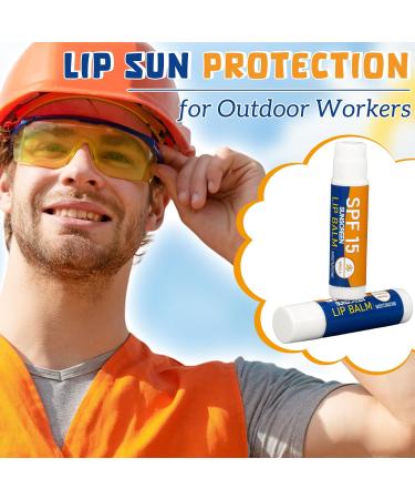 Sunscreen Lip Balms SPF 15 - Bulk Lip Balm Sticks for Employee Gifts - 50 Pcs Perfect for Travel & Beach - Buy Online on GoSupps.com