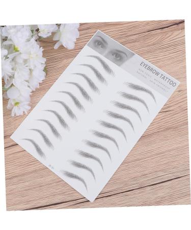 NOLITOY 2pcs Hair-like Women Tool Stickers Transfer for Type Artificial Black Imitation Men Eyebrow 20.50X15.00X0.20CM Black - Buy Online on GoSupps.com