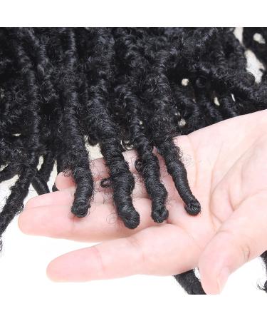 30 Inch Butterfly Locs Crochet Hair 6Packs | Pre-Twisted Long Distressed Goddess Faux Locs | Pre-Looped Soft Synthetic Hair Extensions | 1B# Color - Buy Online on GoSupps.com