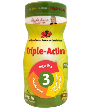 Triple-Action Powder Field Berry Flavor 200g - Gently Relieve Constipation Digestion and Irregularity