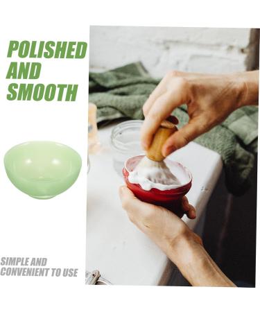 Ultechnovo Men's Razor Cream & Shaving Soap Bowl Set - 3 Multi-Purpose Containers for Perfect Shaves - Green Terrarium Inspired Design - Buy Online on GoSupps.com