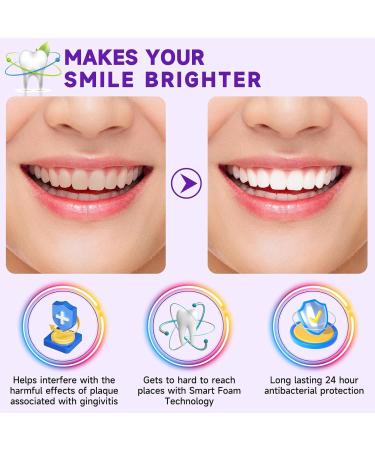 Purple Teeth Whitening Toothpaste - Brighten Yellow Teeth & Enhance Smile | Effective Tooth Whitening Solution - Buy Online on GoSupps.com