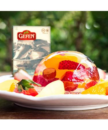 Gefen Clear Unflavored Gelatin .3oz (4 Pack) - Vegan & Kosher for Passover - Buy Online on GoSupps.com