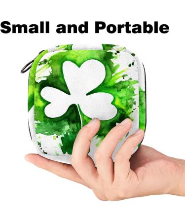 Women's St. Patrick's Day Watercolor Binding-Up Bags | Kleeblatt Tampon Storage & Menstrual Tied Bags - Buy Online on GoSupps.com