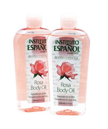 Instituto Espa ol Rosa Body Oil Smoothness for your Skin 2-Pack 8.5 FL Oz each 2 Bottles 8.5 Fl Oz (Pack of 2)