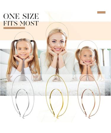 Metal Crown Hair Band Angel Bridal Headband - 18 Pieces, 3 Colors - Halloween/Fantasy Wedding Headpiece for Women/Girls - Buy Online on GoSupps.com