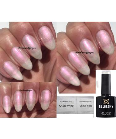 Bluesky Nail Gel Polish Moonlight & Roses Pearl Light Pink 80528 UV LED Soak Off 10ml