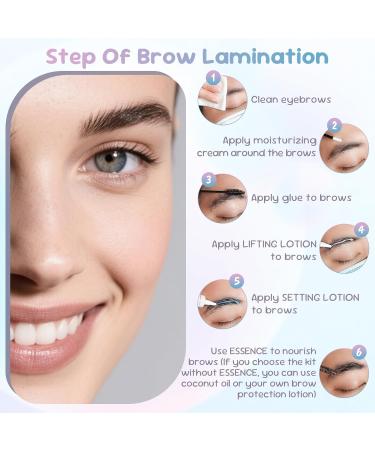 PERMANIA Brow Lift Kit Sourcil Browlift Soucils 2 en 1 Kit Rehaussement de Cils et Soucils Ingr dients Doux - Facile Utiliser pour Les D butants et Les Salons (Sans ESSENCE) 5 ml (Lot de 4) - Buy Online on GoSupps.com